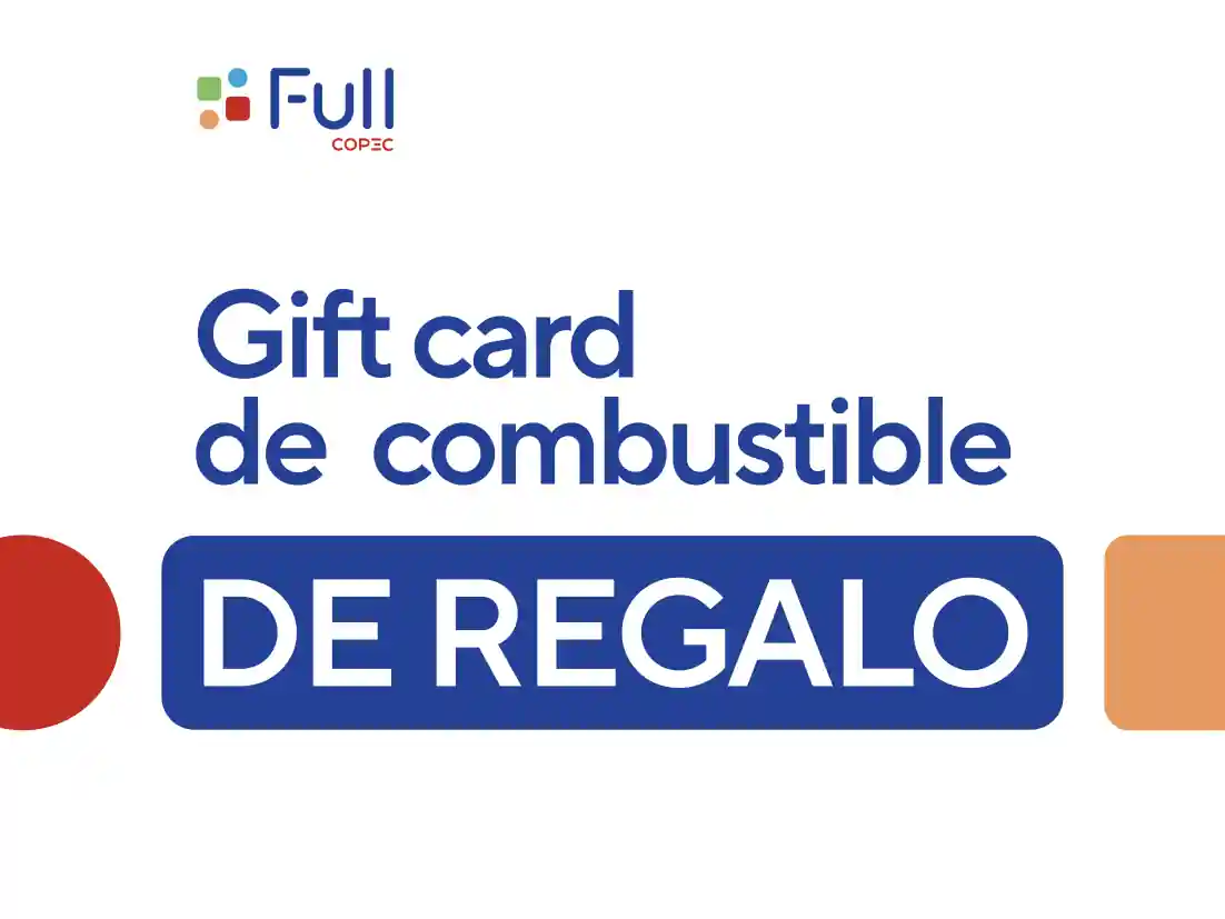 Gift card de bencina en tu compra en Checkeados